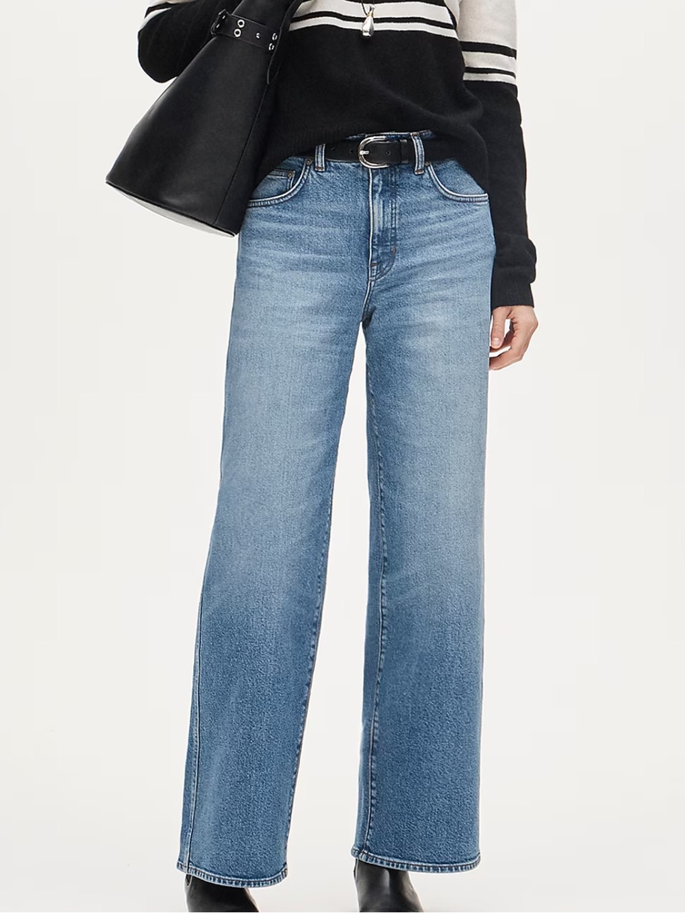 NWOT J.Crew Everyday Wide Ankle Jean Semi-stretch Bangkok Wash 29
